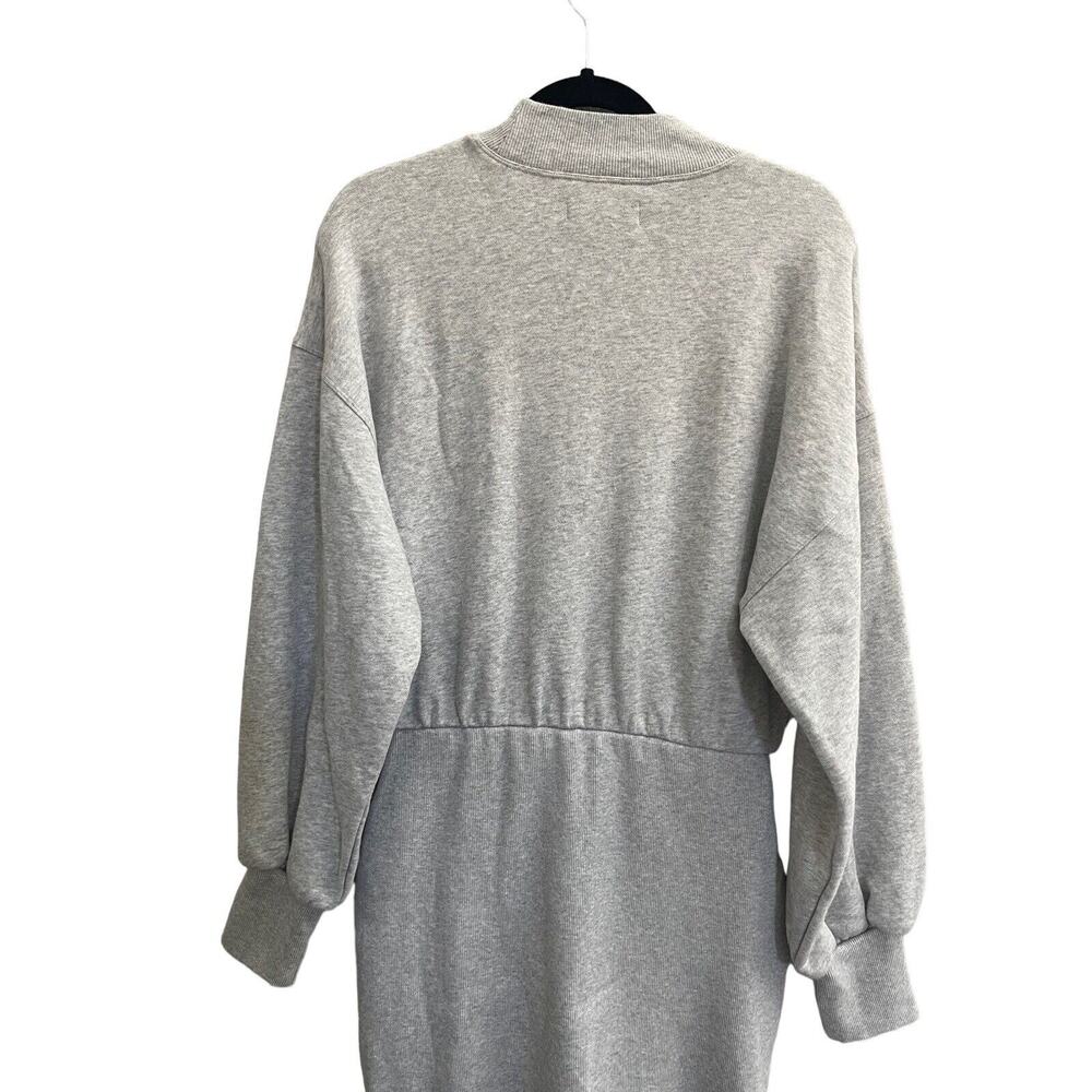 SPIRITUAL GANGSTER Small Gray Sweatshirt Dress Balloon Sleeve NEW HTF #7139 - Picture 9 of 13